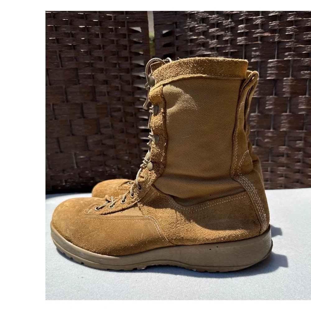 Belleville C790 ST Combat Boots Mens 12 R Brown Military Gore-Tex Steel Toe USA